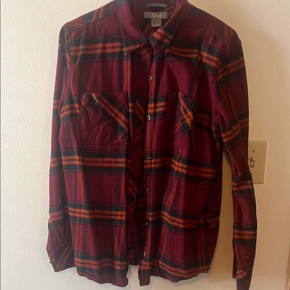 Women’s Plaid Button-Up Shirt